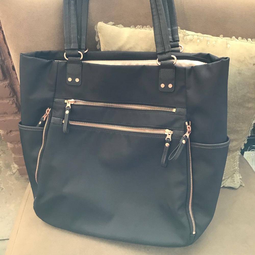 Calia Deep Purple/Rose Gold Tote